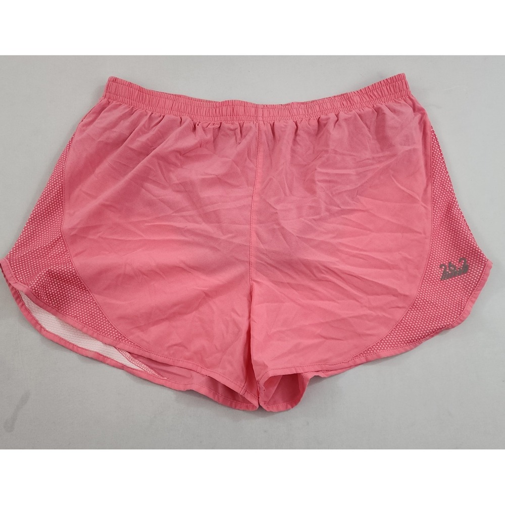 26.2 sweatshorts shorts womens M Medium 4" pink running pocket ladies